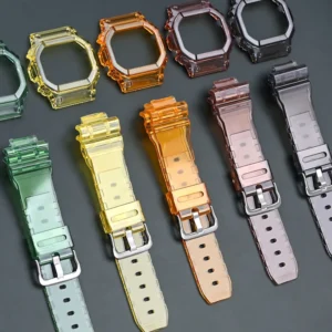 Transparent Strap & Bezel for Casio G-Shock DW5600/GW-M5610