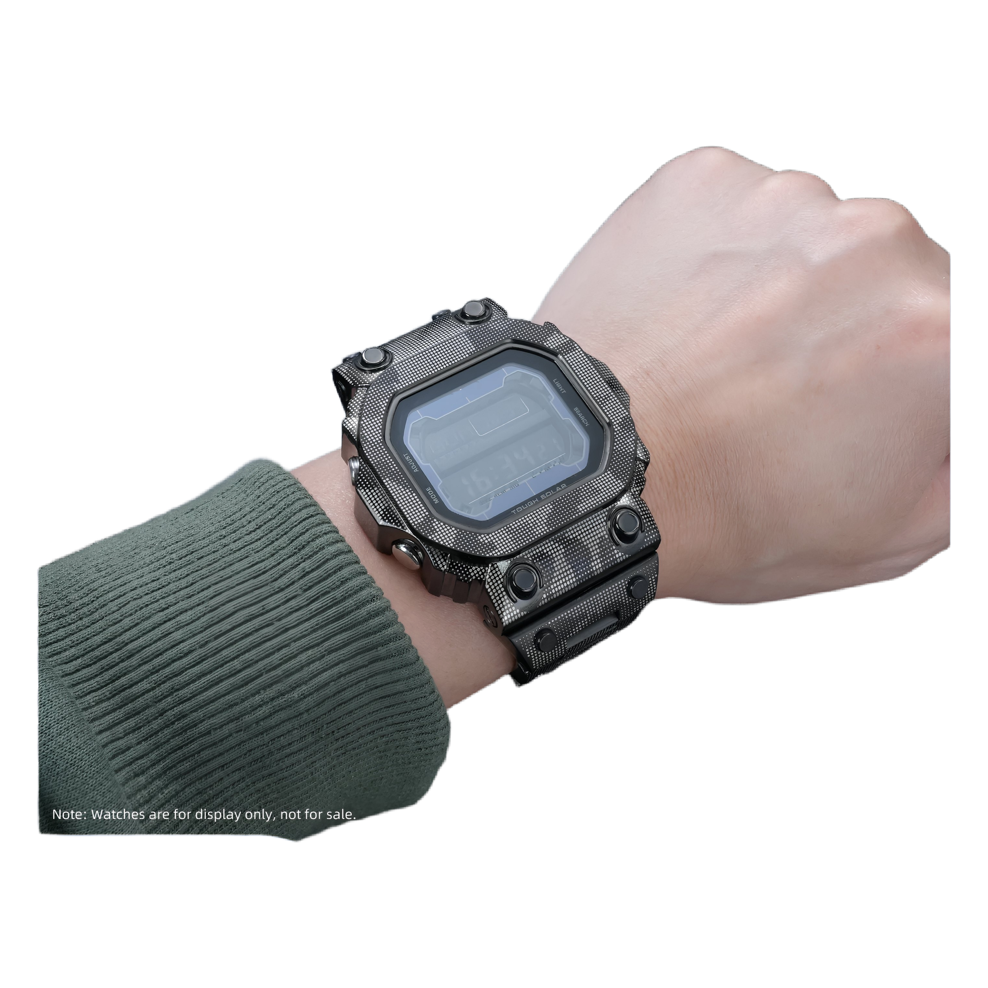 RVS Case & Band voor Casio G-Shock GX56 GX-56BB – Camo Mod Kit - Image 3