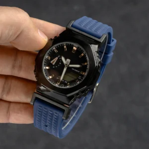 FKM Rubber Waffle Watch Strap | For Casio G-Shock GA-2100 & DW-5600